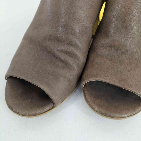 エムエムシックスメゾンマルジェラ MM6 Maison Margiela ヒール レザーサンダル レディース EUR:36