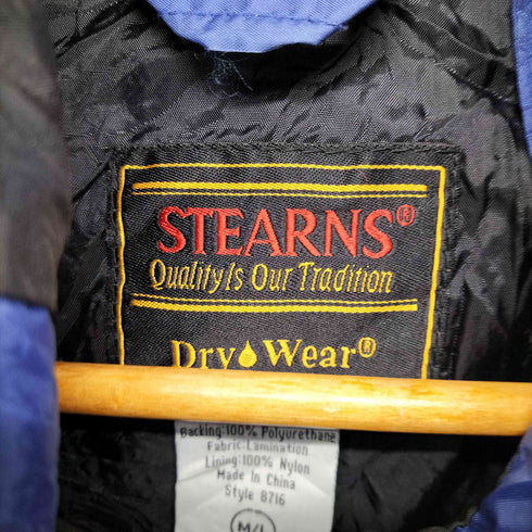 STEARNS ナイロンフーデッドジャケット メンズ M/L