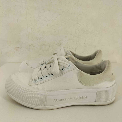 アレキサンダーマックイーン Alexander McQueen plimsoll キャンバススニーカー レディース EUR:37