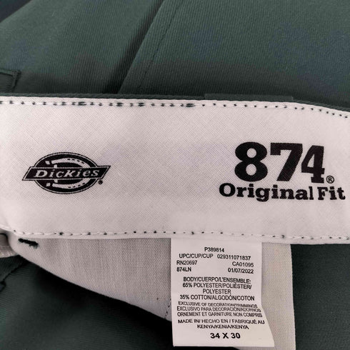 ディッキーズ Dickies 874original fitワークパンツ メンズ W34
