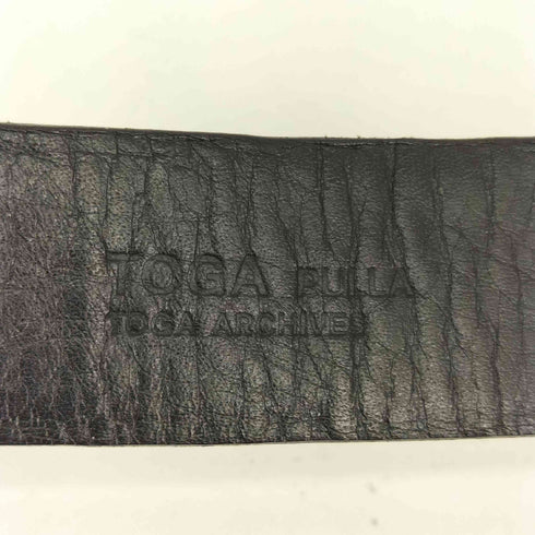 トーガプルラ TOGA PULLA ウエスタンメタルバックルレザーベルト レディース FREE
