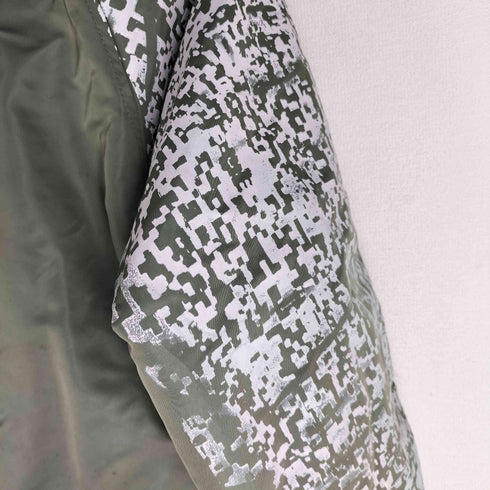 スピワック SPIEWAK ×GEEK OUT STORE SPECIAL SLEEVE N2-B JACKET 3 90s USA製 N-2Bフライトジャケット ヒートリアクティブプリント メンズ 38