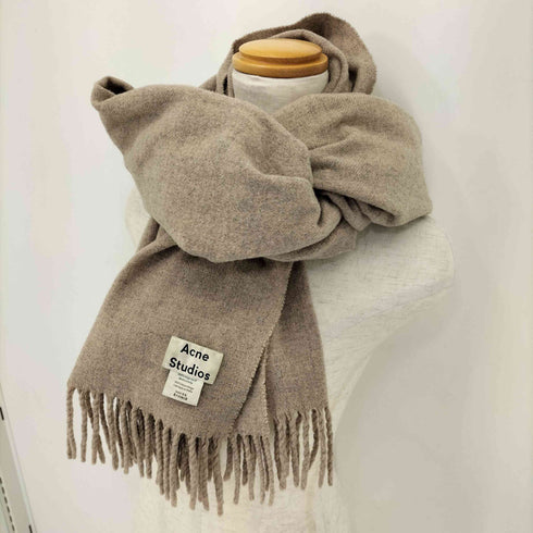 アクネストゥディオズ ACNE STUDIOS ウール大判フリンジマフラー メンズ