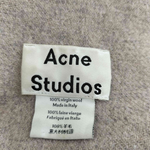 アクネストゥディオズ ACNE STUDIOS ウール大判フリンジマフラー メンズ