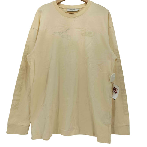メゾンキツネ MAISON KITSUNE ロゴプリント L/S Tシャツ メンズ import:XL