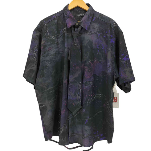 ハレ HARE 24SS UNDERGROUND MODE チェーンガラネクタイシャツ メンズ JPN:M