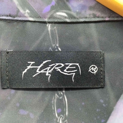 ハレ HARE 24SS UNDERGROUND MODE チェーンガラネクタイシャツ メンズ JPN:M
