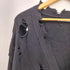 ザラ ZARA ダメージ加工 ニット カーディガン メンズ S-M