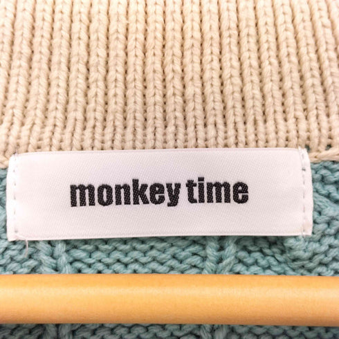 モンキータイム MONKEY TIME 22AW C/AC CABLE SKIPPER PL/ニット メンズ JPN:1