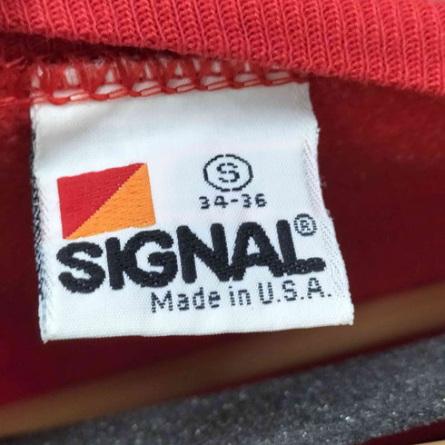 シグナル SIGNAL 80S MADE IN USA プリント ラグランスウェット メンズ JPN:S