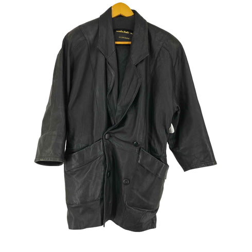 MODA ITALIANA レザーテーラードジャケット メンズ