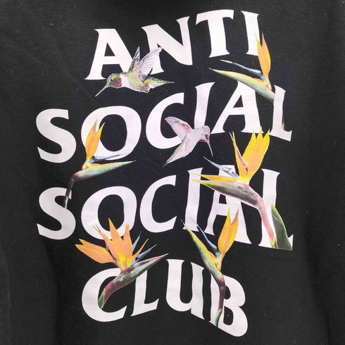 アンチソーシャルソーシャルクラブ ANTI SOCIAL SOCIAL CLUB バードプリント プルオーバー パーカー メンズ JPN:L