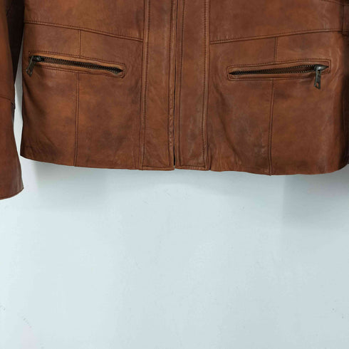 バナナリパブリック BANANA REPUBLIC 襟ボア ラムレザージャケット レディース JPN:M