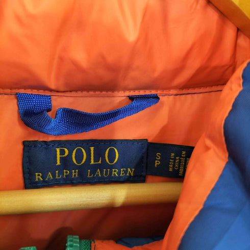 ポロラルフローレン POLO RALPH LAUREN ロゴ刺繍 ダウンジャケット レディース