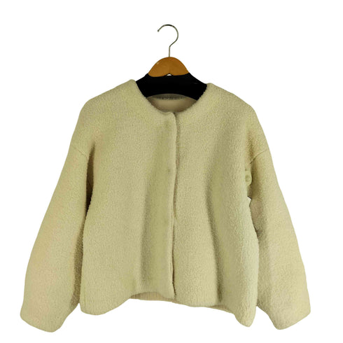 ナチュラルビューティーベーシック NATURAL BEAUTY BASIC 24aw ボアニットコーディガン レディース FREE
