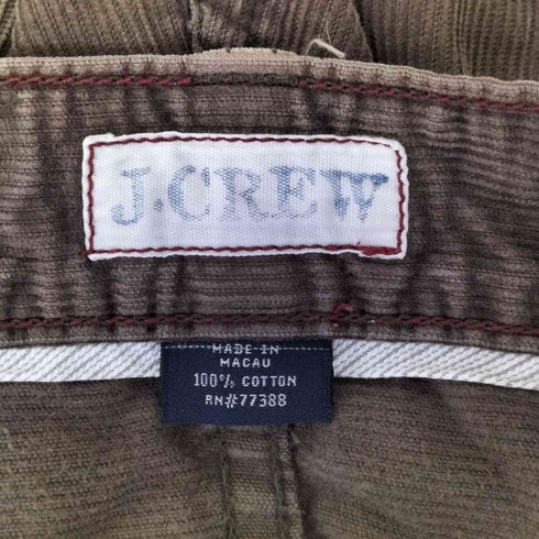 ジェイクルー J.CREW マカオ製 コットンコーデュロイパンツ メンズ