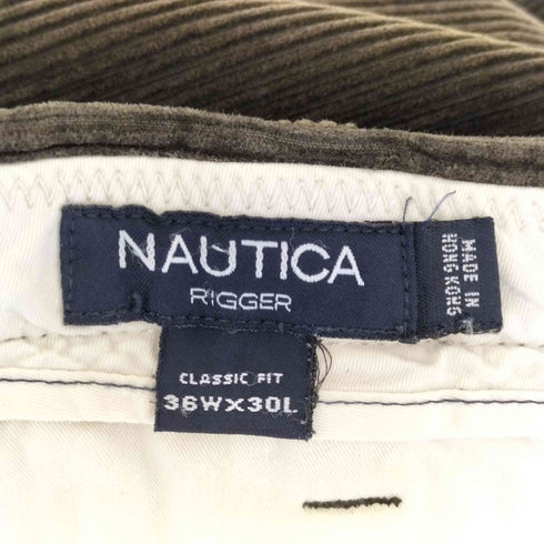 ノーティカ NAUTICA 香港製 太畝コーデュロイパンツ メンズ w36