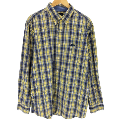 チャップス CHAPS ボタンダウンチェックシャツ メンズ JPN:L