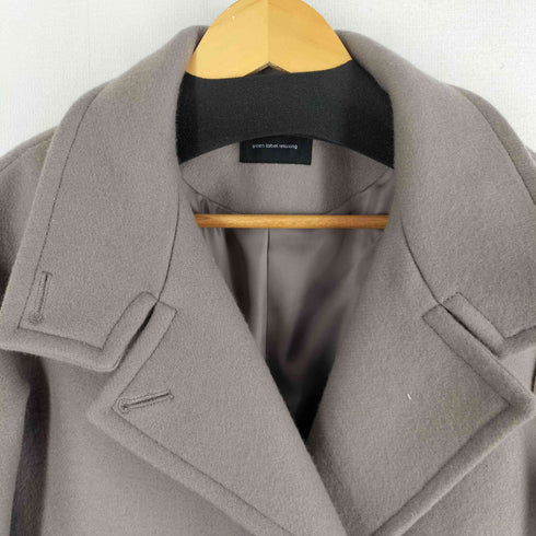 グリーンレーベルリラクシング GREEN LABEL RELAXING 24ss SPINTOシリーズ メルトン スタンドカラー コート レディース 34