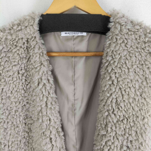ビューティーアンドユースユナイテッドアローズ BEAUTY & YOUTH UNITED ARROWS 23aw ポリエステル ボアベスト レディース