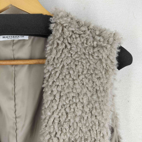 ビューティーアンドユースユナイテッドアローズ BEAUTY & YOUTH UNITED ARROWS 23aw ポリエステル ボアベスト レディース