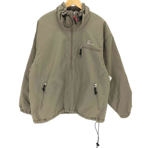 ペンフィールド Penfield USA製 裏地ボア ハーフジップナイロンプルオーバー ドローコード メンズ JPN:L