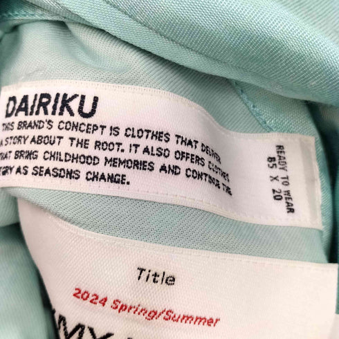 ダイリク DAIRIKU 24SS Hawaii Ska Jumper メンズ JPN:M