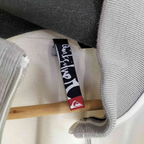 クイックシルバー Quiksilver 00S コットンポリ ロゴ刺繍 トラックジャケット Y2K メンズ JPN:L