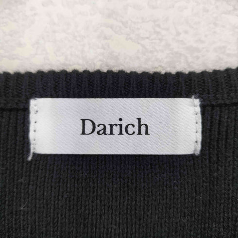 ダーリッチ Darich ノースリーブ ジップデザイン ニットワンピース レディース