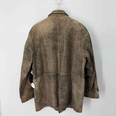 SKENDEL カウレザージャケット メンズ import:L