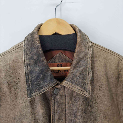SKENDEL カウレザージャケット メンズ import:L