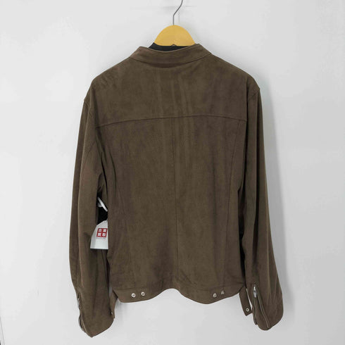 ザラマン ZARA MAN スエードライクメッシュシングルライダースジャケット メンズ JPN:44