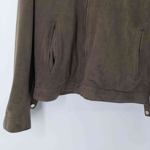 ザラマン ZARA MAN スエードライクメッシュシングルライダースジャケット メンズ JPN:44