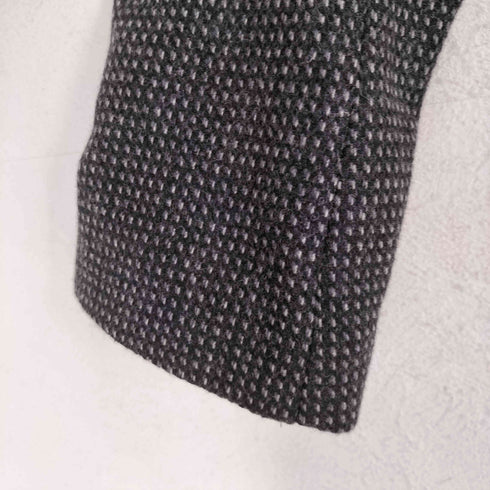 ザラ ZARA ロングカラー ビッグボタン ベルテッドツイストジャケット レディース M