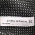 ザラ ZARA ロングカラー ビッグボタン ベルテッドツイストジャケット レディース M