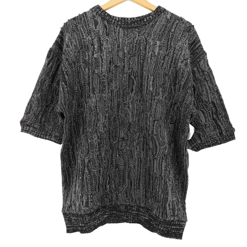 アクリル S/S デザイン ニット メンズ import:L