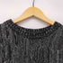 アクリル S/S デザイン ニット メンズ import:L