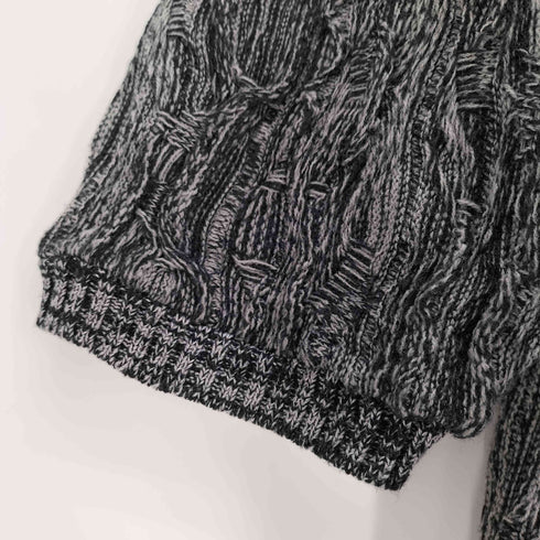 アクリル S/S デザイン ニット メンズ import:L