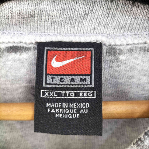 ナイキ NIKE MICHIGAN STATE フロントプリント 総柄 クルーネックスウェット メンズ XXL