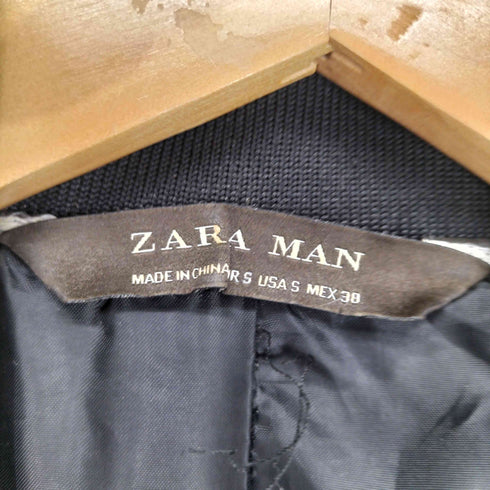 ザラマン ZARA MAN ヘリンボーンブルゾン メンズ s