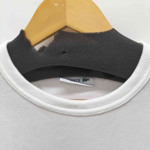ラコステ LACOSTE ワニ刺繍 鹿の子 ポケットクルーネックTシャツ メンズ US5