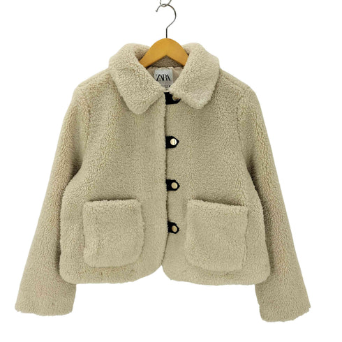 ザラ ZARA ボア生地ジャケット レディース import:S