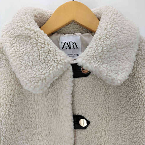ザラ ZARA ボア生地ジャケット レディース import:S