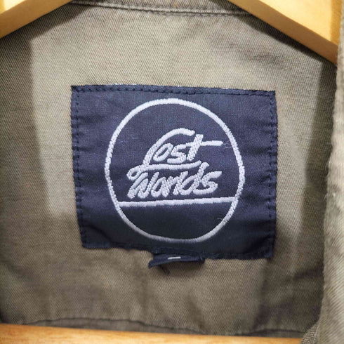 Lost Worlds リネン コットン L/S ワークシャツ メンズ JPN:L