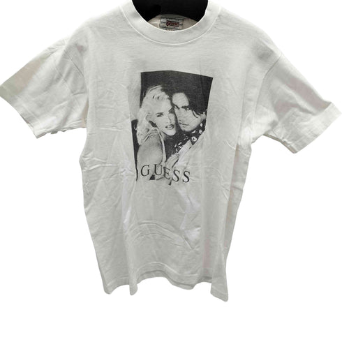 ゲス GUESS 90's シングルステッチ Vintage Photo Print Tee メンズ M