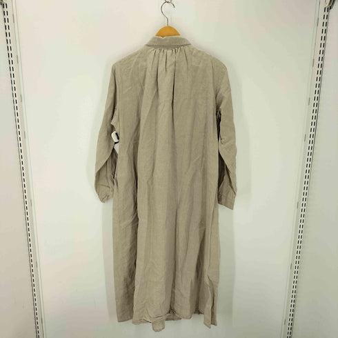 ムジルシリョウヒン 無印良品 リネン 洗いざらし長袖シャツワンピース レディース JPN:XL