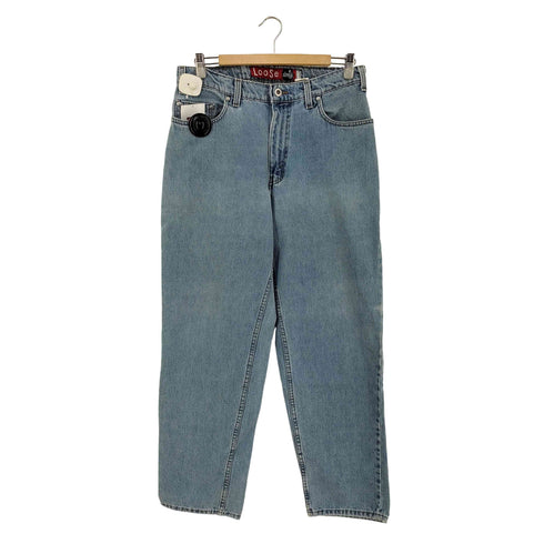 リーバイス Levis USA製 ボタン裏501刻印 SILVERTAB LOOSE バギーデニムパンツ メンズ 32inch