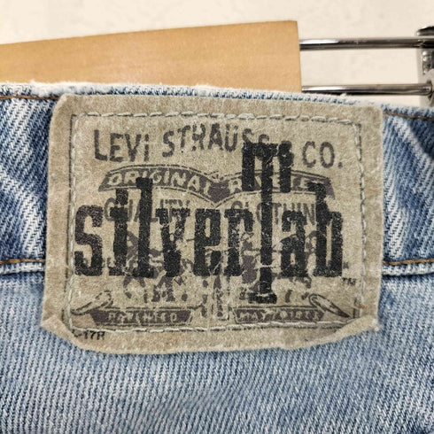リーバイス Levis USA製 ボタン裏501刻印 SILVERTAB LOOSE バギーデニムパンツ メンズ 32inch
