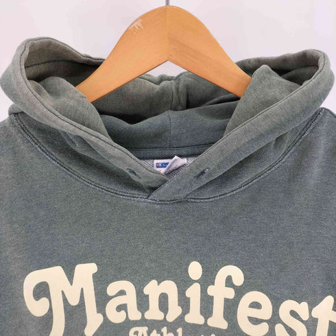 チャンピオン Champion Manifest Athletic Dept Louisiana プリント プルオーバー パーカー メンズ import:XL