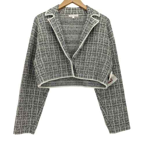 リエンダ rienda 23SS クロップドWテーラードツイードKnit JK レディース FREE